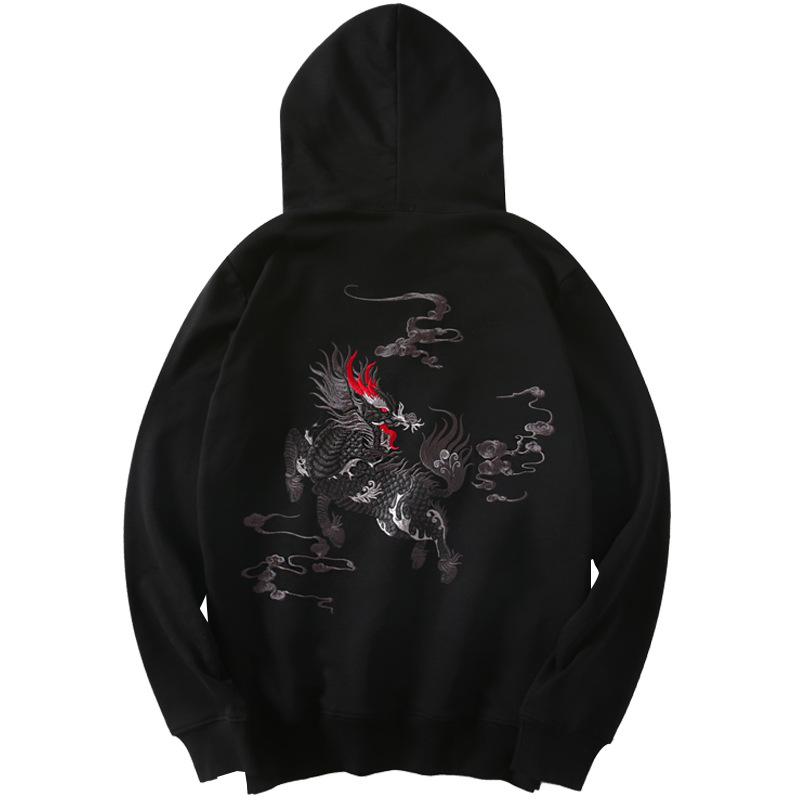 Kirin Embroidered Sukajan Hoodie