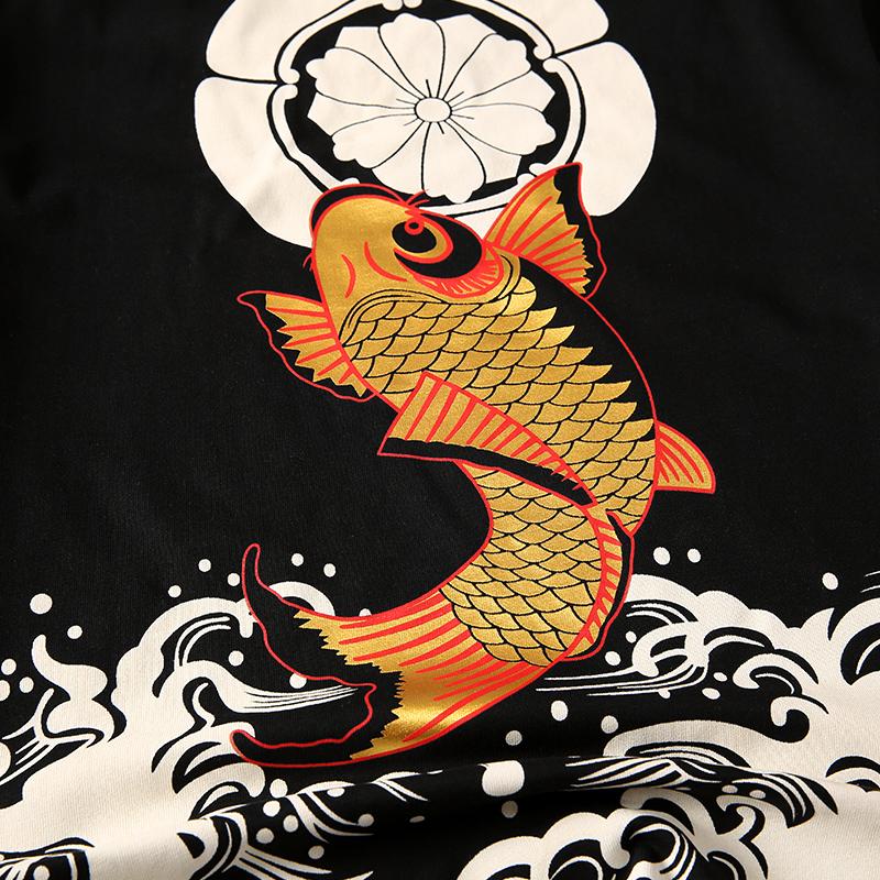 The Golden Koi Painted T-shirt
