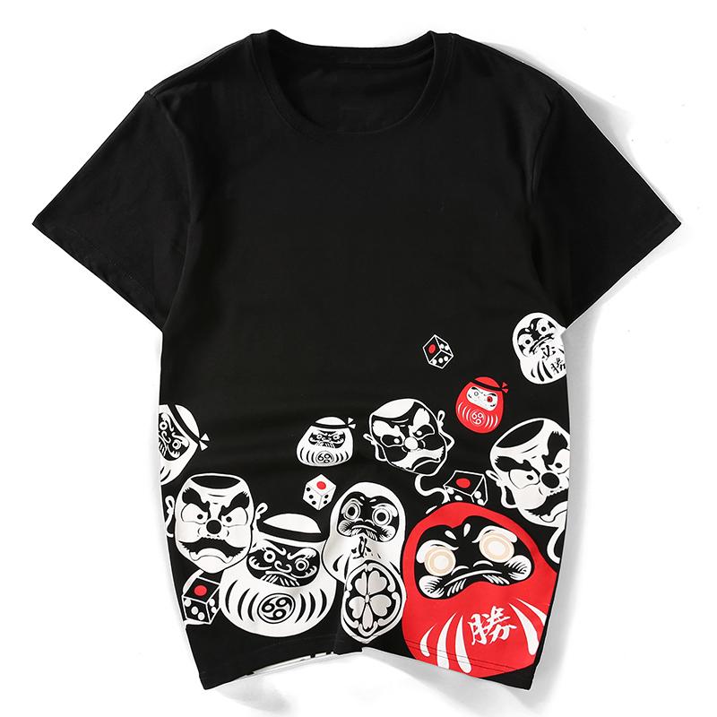 Japanese Daruma Doll Painted T-shirt