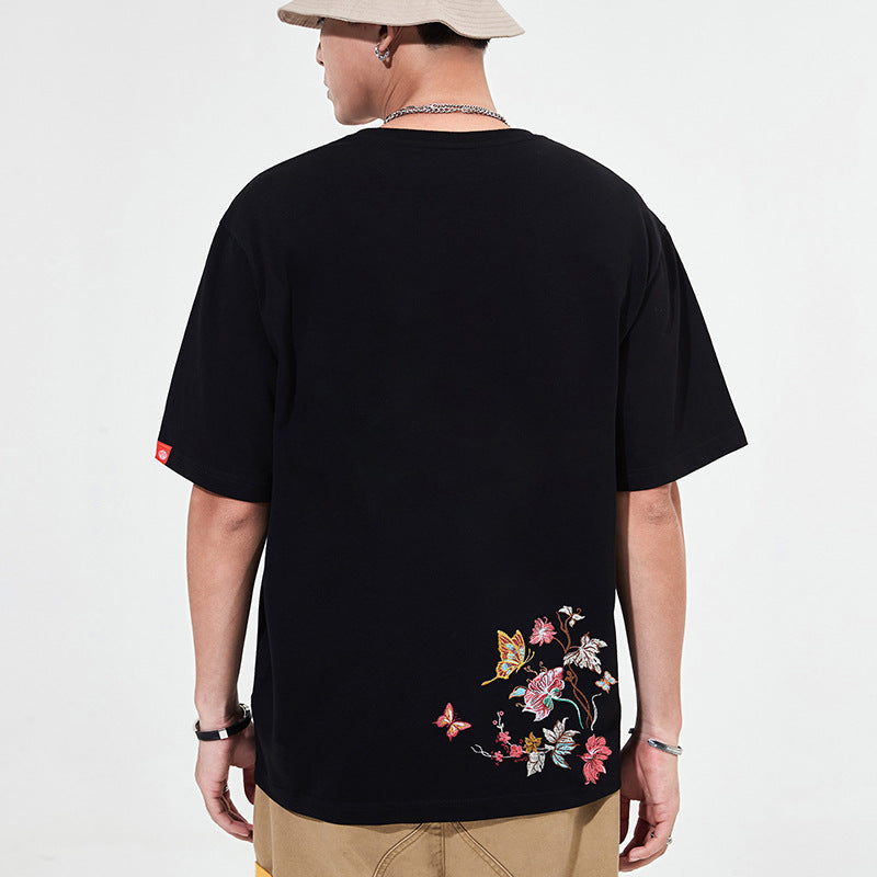 The Big Cat Embroidery T-shirt