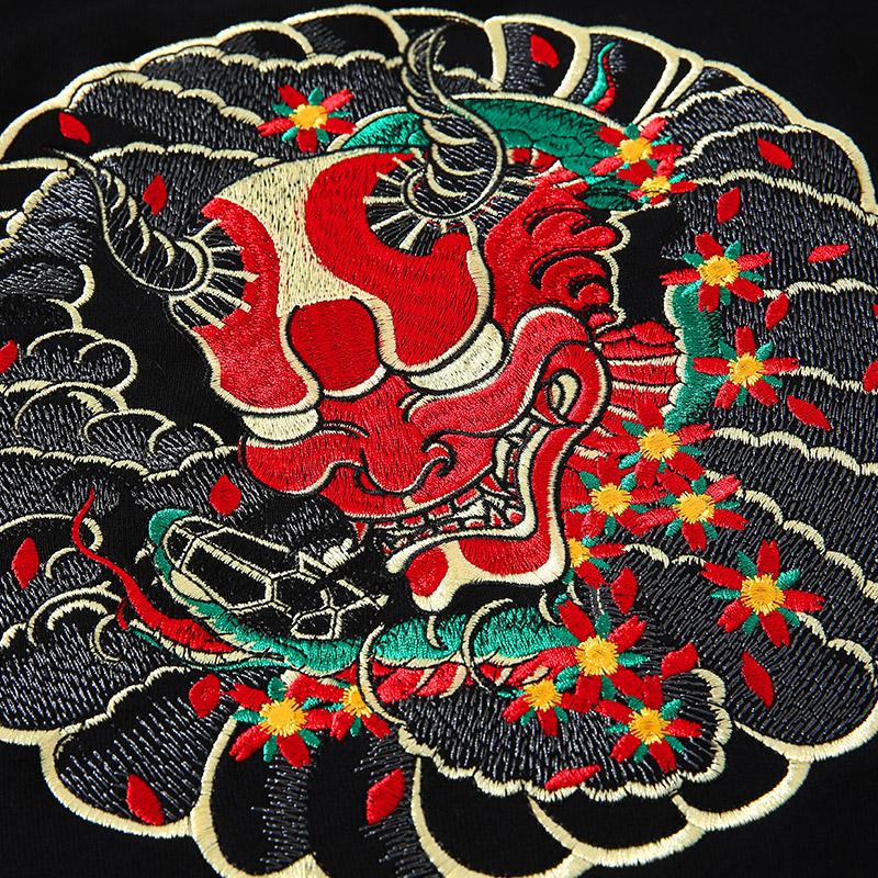 The Oni Embroidered Sukajan Hoodie